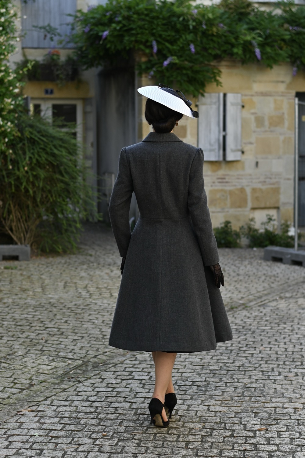 Gracie Grey Swing Coat In Extended Sizing